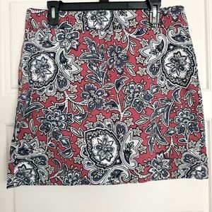LOFT patterned skirt